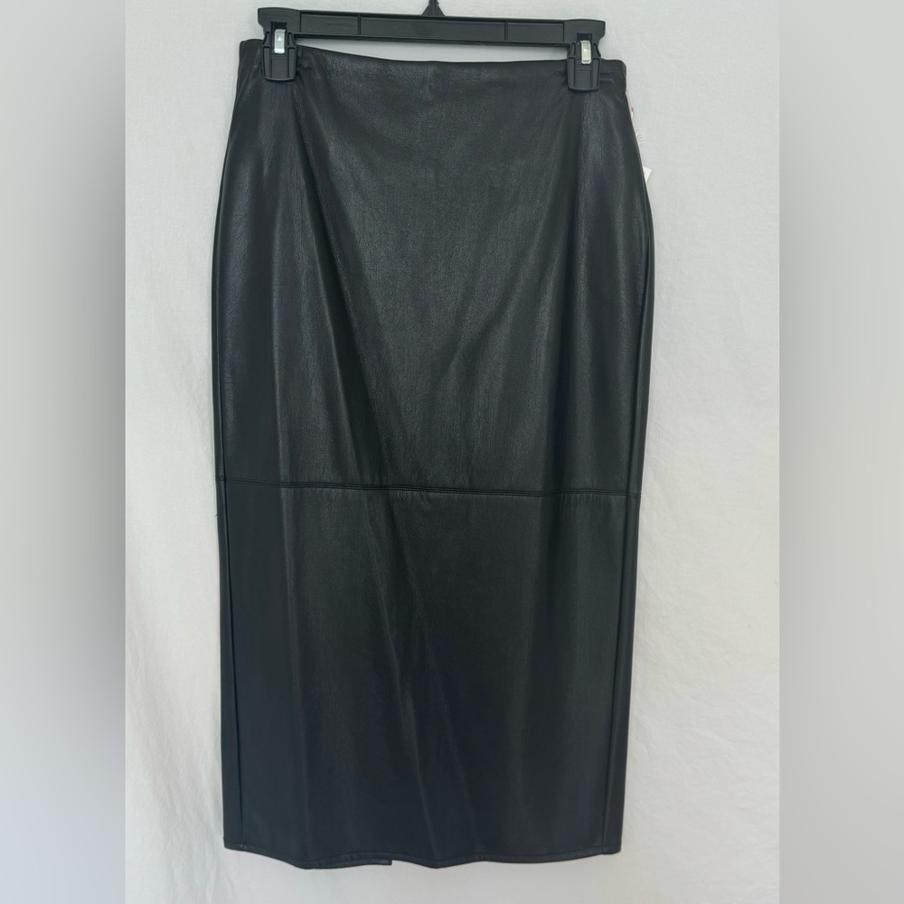 Good American Leather Skirt